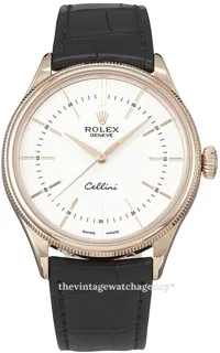 Rolex Cellini 50505-0021 39mm Rose gold White