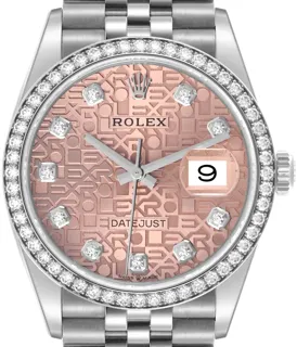 Rolex Datejust 36 126284 Stainless steel Salmon