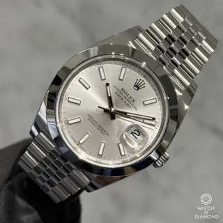 Rolex Datejust 126300-0004 Stainless steel Silver