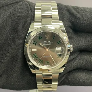 Rolex Datejust 126300-0013 Stainless steel Slate