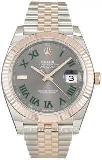 Rolex Datejust 41 126331-0016 Oystersteel and Everose gold Gray