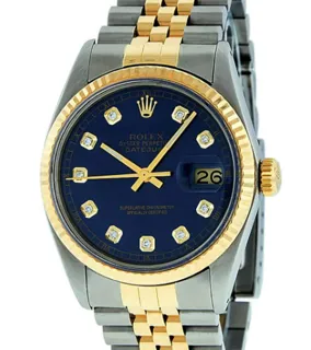 Rolex Datejust Yellow gold and Stainless steel Blue