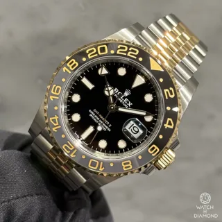 Rolex GMT-Master II 126713GRNR-0001 Yellow gold and Oystersteel Black