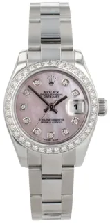 Rolex Lady-Datejust 179160 Stainless steel pink mother of pearl