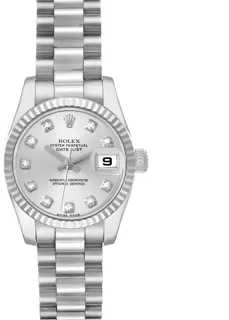 Rolex Lady-Datejust 179179 White gold Silver