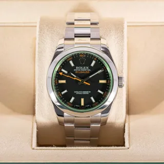 Rolex Milgauss 116400GV Stainless steel Black