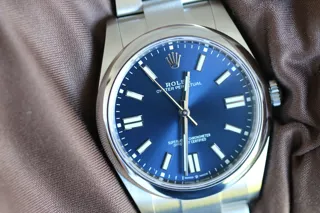 Rolex Oyster Perpetual 124300-0003 Stainless steel Blue