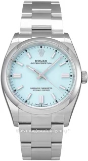 Rolex Oyster Perpetual 124300-0006 Stainless steel Turquoise