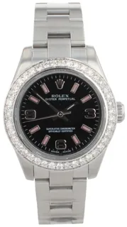 Rolex Oyster Perpetual 26 176200 Stainless steel Black