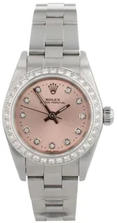 Rolex Oyster Perpetual 76080 Stainless steel Pink