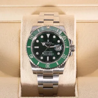 Rolex Submariner Date 116610LV Stainless steel Green