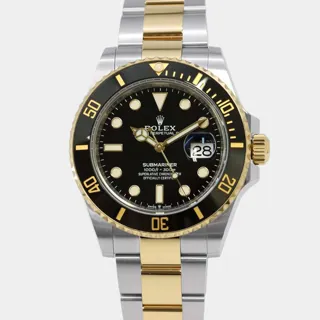 Rolex Submariner 126613LN Yellow gold and Stainless steel Black