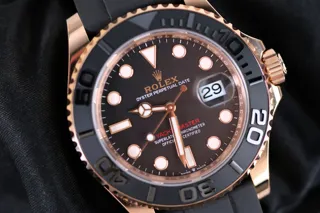 Rolex Yacht-Master 126655-0002 Rose gold Black