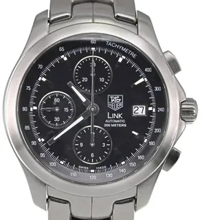 TAG Heuer Link Calibre 16 CJF2110.BA0576 41mm Stainless steel Black