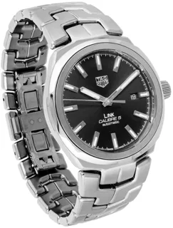 TAG Heuer Link Calibre 5 WBC2110.BA0603 41mm Stainless steel Black