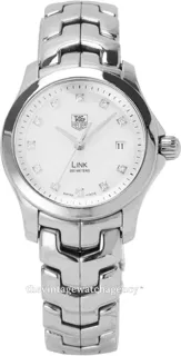 TAG Heuer Link Lady WJF1317.BA0572 27mm Stainless steel White