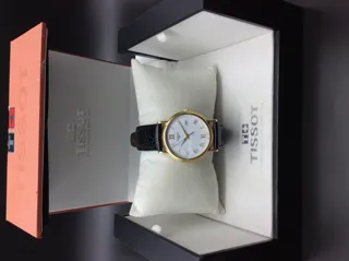 Tissot 1853 34mm Yellow gold White