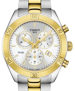 Tissot PR 100 T101.917.22.031.00 38mm Yellow gold and Stainless steel Silver