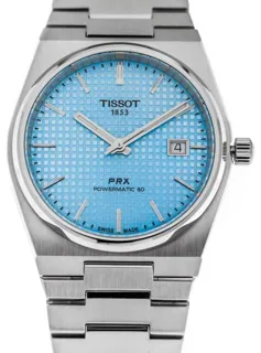 Tissot PRX T137.407.11.351.00 40mm Stainless steel Ice blue