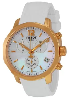 Tissot Quickster T0954173711700 42mm Yellow gold and Stainless steel White