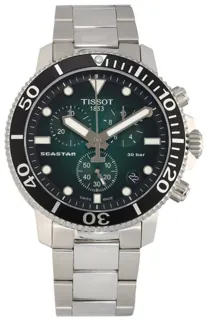 Tissot Seastar T120417A 45mm Stainless steel Green