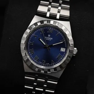 Tudor Royal M28400-0006 Stainless steel Blue