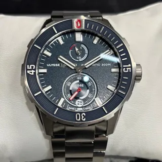 Ulysse Nardin Diver 1183-170 44mm Titanium Blue