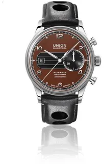 Union Glashütte Noramis Chronograph D012.427.16.297.09 42mm Stainless steel Brown