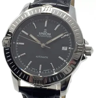 Union Glashütte 26.11.12.11.10 40mm Stainless steel Black