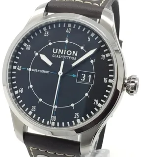 Union Glashütte D009.626.16 45mm Stainless steel Black