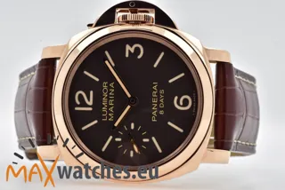 Panerai Luminor Marina 8 Days PAM 00511 44mm Red gold Brown