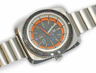 Favre-Leuba Deep Blue 59973 Stainless steel Orange and White