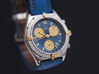 Breitling Windrider B53011 Yellow gold and Stainless steel Blue