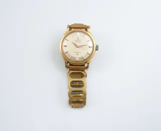 Omega Constellation 34mm 18k yellow gold Silver