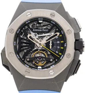 Audemars Piguet Royal Oak Concept 26577TI.OO.D002CA.01 44mm Ceramic and Titanium Skeletonized