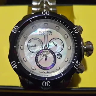 Invicta 38350 58mm Stainless steel White