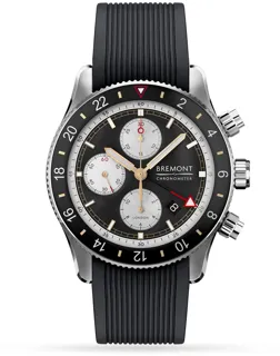 Bremont Supermarine SUPERMARINE-CHRONO-BK-R-S Stainless steel Black