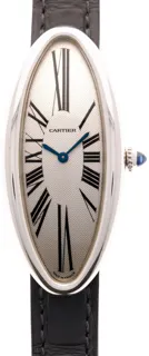 Cartier Baignoire Allongée W1532336 21mm White gold Silver