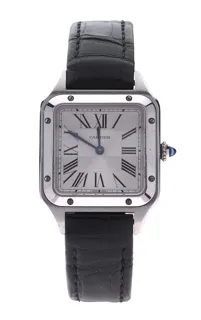 Cartier Santos Dumont 26mm Stainless steel and Chrome White