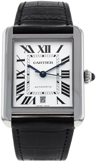 Cartier Tank W5200027 31mm Stainless steel Silver