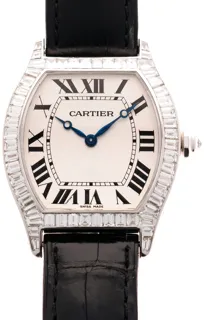 Cartier Tortue WGTO0003 34mm White gold Silver