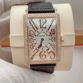 Franck Muller Long Island 1002 QZ REL Rose gold Silver