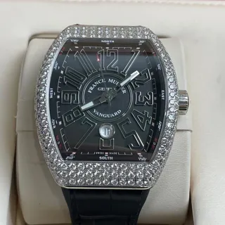 Franck Muller Vanguard V45 SCDTD 53mm White gold Black