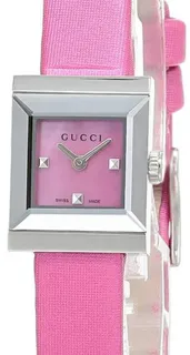 Gucci G-Frame YA128533 14mm Stainless steel Pink