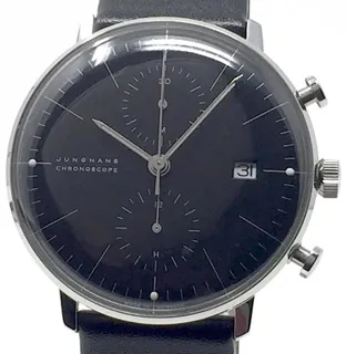 Junghans max bill 027/4601.00 40mm Steel Black