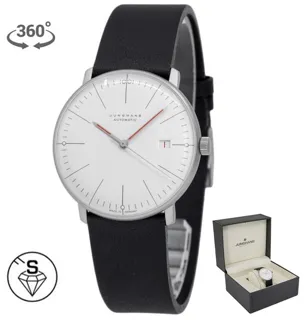 Junghans max bill 27/4009.02 38mm Stainless steel White