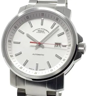 Mühle Glashütte 29er Big M1-25-31 42mm Stainless steel White