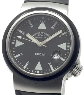 Mühle Glashütte S.A.R. Rescue-Timer M1-41-03 42mm Stainless steel Black