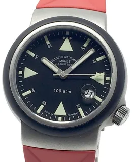 Mühle Glashütte S.A.R. Rescue-Timer M1-41-03 42mm Stainless steel Black