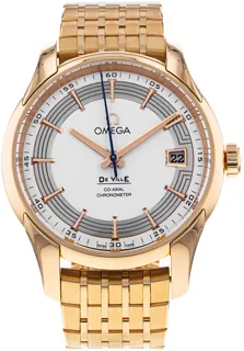 Omega De Ville 431.60.41.21.02.001 41mm Red gold Silver